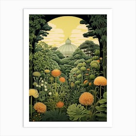 Nklin Park Conservatory And Botanical Garden Henri Rousseau Style 1 Art Print