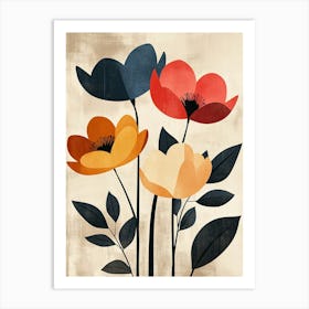 Poppies Canvas Print 3 Art Print