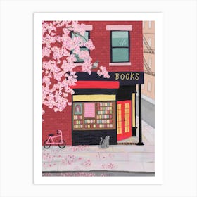 New York Book Shop Art Print