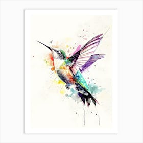 Hummingbird Canvas Print Art Print