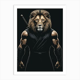 Lion Assassins Ninja Póster