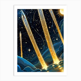 Starry Night 184 Art Print