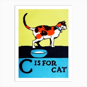 C Is For Cat Poster Art Print