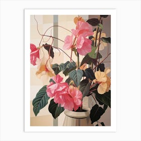 Flower Illustration Bougainvillea 2 Art Print