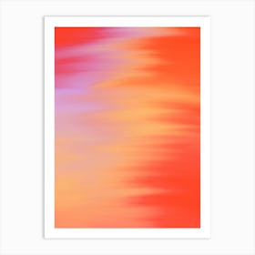 Abstract Art Stroke 04, strokes, abstract, modern, pop, bold, colorful, fine, cool, aesthetic, minimal, boho Art Print