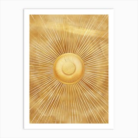 Golden Sun Art Print