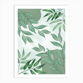 Eucalyptus Leaves 1 Art Print