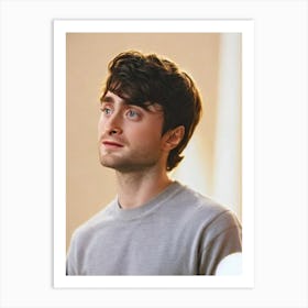 Daniel Radcliffe Retro Collage Movies Art Print