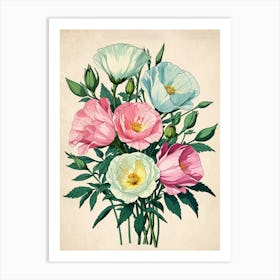 Bouquet Of Flowers 5 Art Print