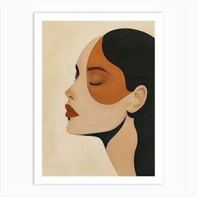 Poster Minimalist Portrait 7 Art Print