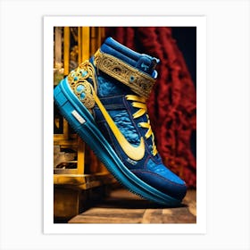 Nike Air Force 1 High Art Print