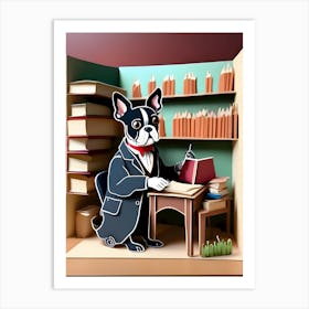 Boston Terrier 80 Art Print