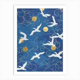 Birds In Flight 4 Art Print