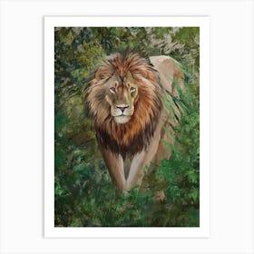 Lion And Nature Poster