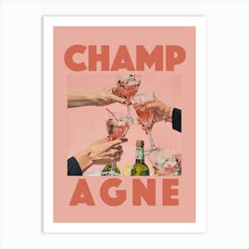 Champagne Cocktail Art Print