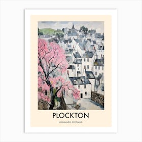 Plockton (Highlands, Scotland) Painting 2 Travel Poster Art Print