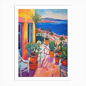 Sharm El Sheikh Egypt 1 Fauvist Painting Art Print