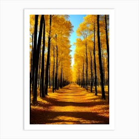 Autumn Trees 8 Art Print