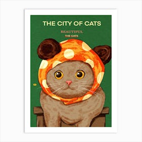 City Of Cats Beautiful The Cats Art Print