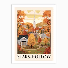 Stars Hollow Gilmore Girls Poster Art Print