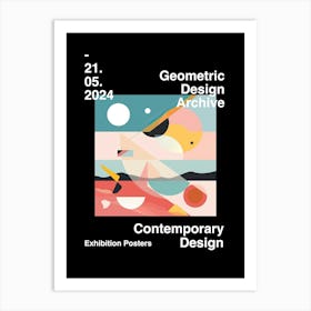 Geometric Design Archive Poster 22 Art Print