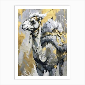 Camel Precisionist Illustration 1 Art Print