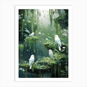 Birds In The Forest Art Print