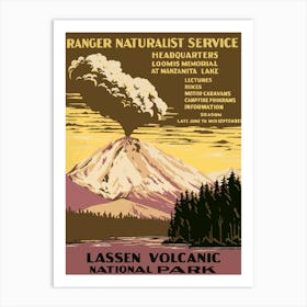 Lassen Volcanic National Park, USA Art Print