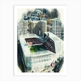 Brentford Gtech Community Stadium Art Print