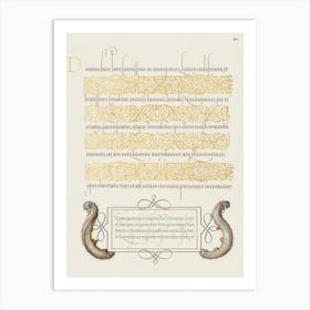 Caterpillars From Mira Calligraphiae Monumenta, Joris Hoefnagel Art Print