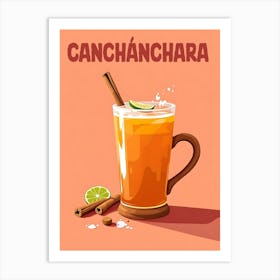 Cuba Canchánchara Cocktail V 02 Art Print