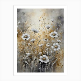 White Cosmos 1 Art Print