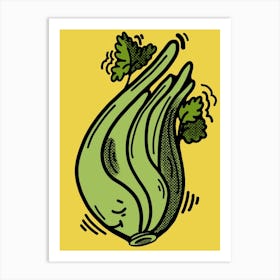 Celery Art Print