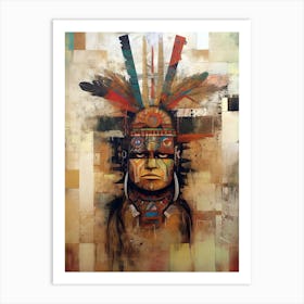 Eternal Visions: Embracing the Colors of Natives Art Print
