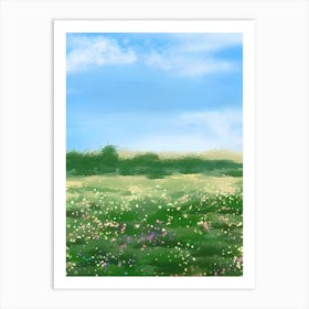 Field Of Flowers 8 Art Print