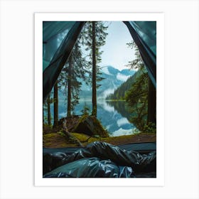 View From A Tent Art Print