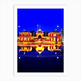 Entrance Gate To Tivoli Gardens Art Print