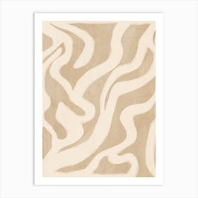 Modern Abstract Minimal Art 17 Art Print