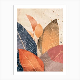 Autumn Leaves Canvas Print Art Print