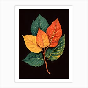 Autumn Leaves 12 Art Print