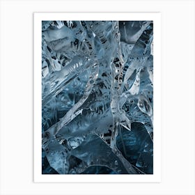 Ice Crystals Art Print