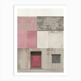 Pink House 7 Art Print