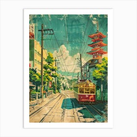 Universal Studios Japan In Osaka Mid Century Modern  3 Art Print