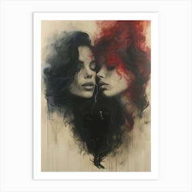 Two Women In Love Art Print