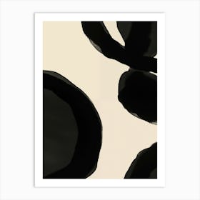 Black Circles 2 Art Print