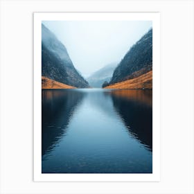 Fjords In Norway 3 Art Print