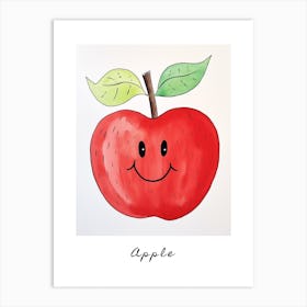 Friendly Kids Apple 2 Poster Art Print