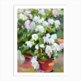 Cyclamen 3 Impressionist Painting Art Print