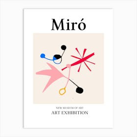Joan Miro Colours Poster Inspired Art Print