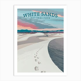 White Sands National Park Art Print